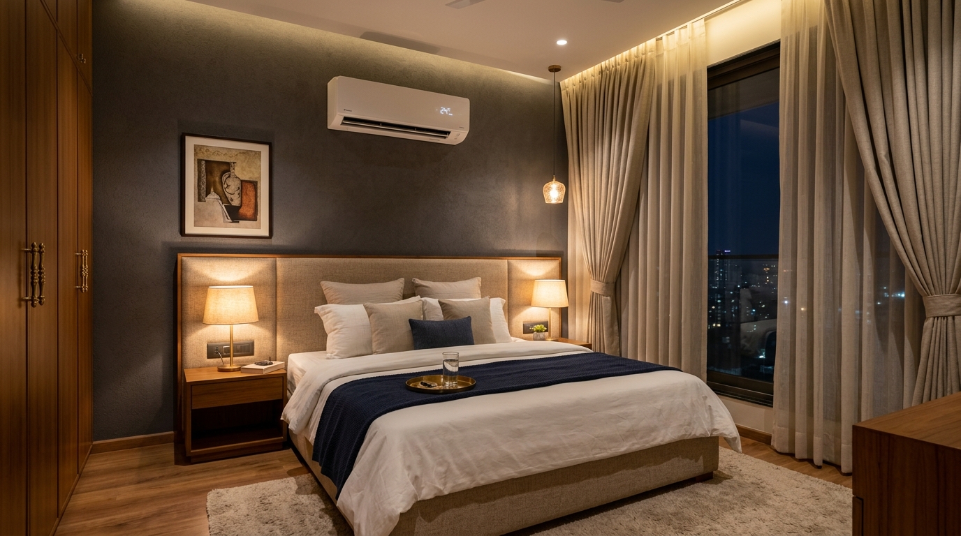 Best AC for Bedroom India 2026 - Silent Inverter Split AC with Night Sleep Mode